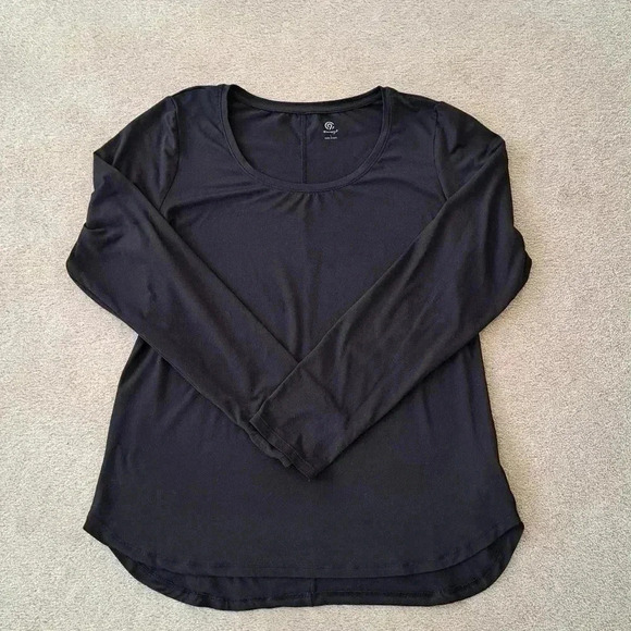 Champion C9 Athletic Long Sleeved Top Black Size Large - Picture 1 of 12